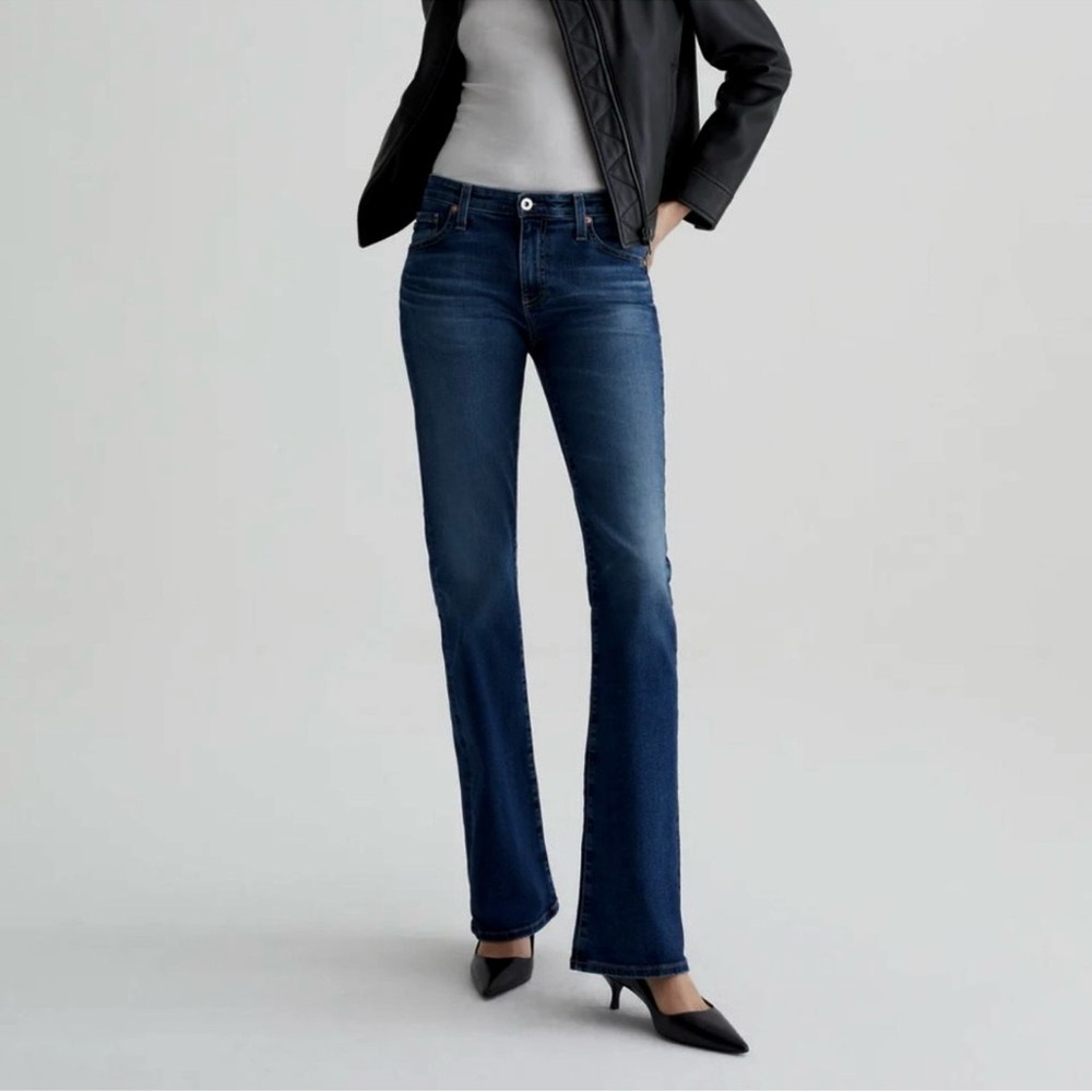 AG Jeans Angel mid Rise bootcut jeans sz 30 x 34 dark blue y2k 2000s tall long